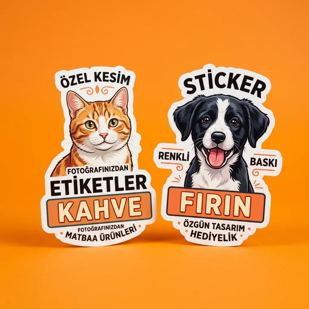 Fotoğrafından Özel Kesim Sticker