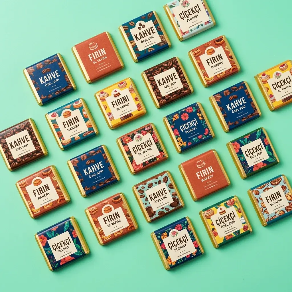 Madlen Çikolata Etiketi